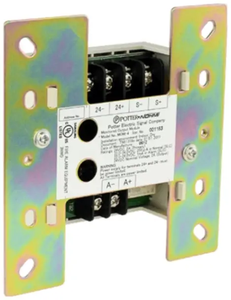 POTTER MOM-4 Monitored Output Module