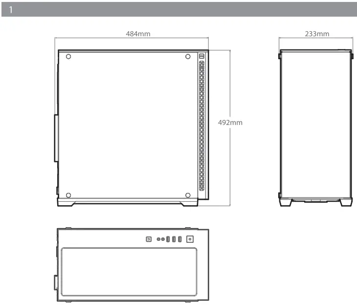 DEEPCOOL MATREXX 70 ADD RGB 3 Fans Case - Figure 1