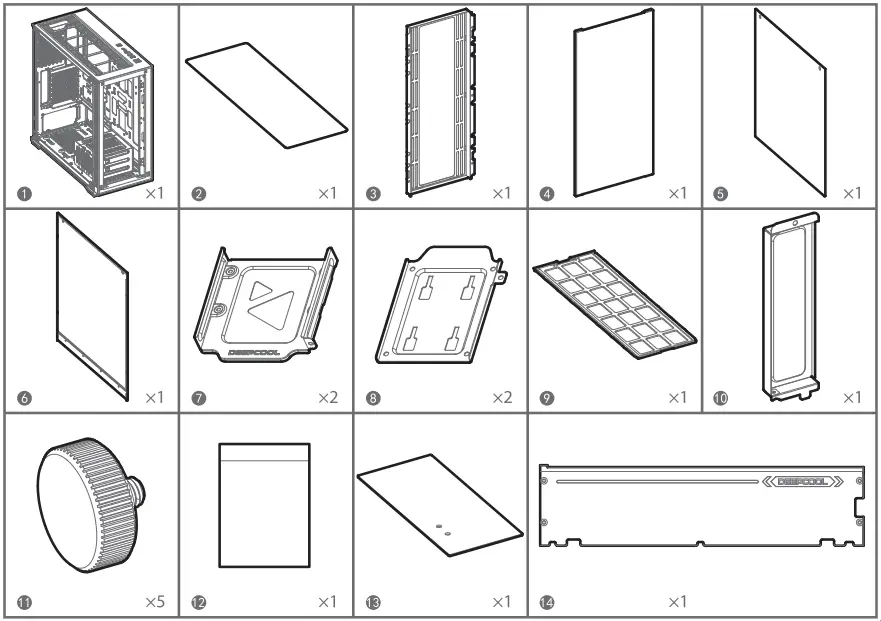 DEEPCOOL MATREXX 70 ADD RGB 3 Fans Case - Figure 3