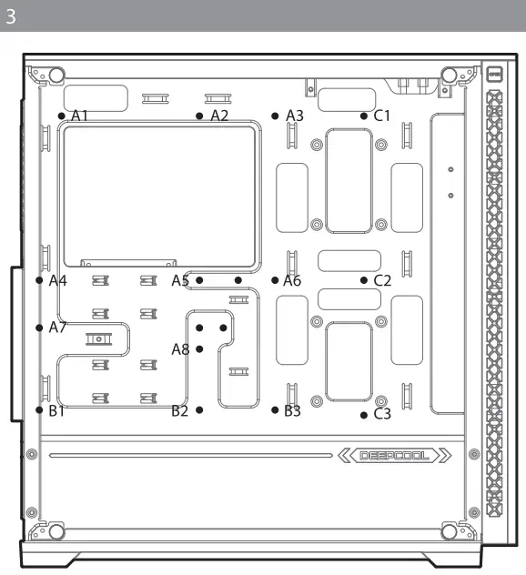 DEEPCOOL MATREXX 70 ADD RGB 3 Fans Case - Figure 4
