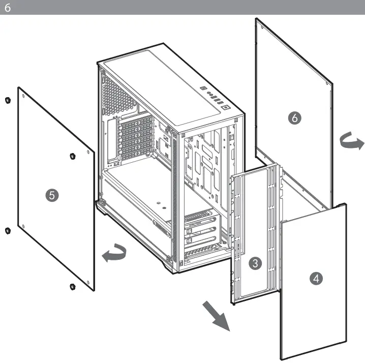 DEEPCOOL MATREXX 70 ADD RGB 3 Fans Case - Figure 7