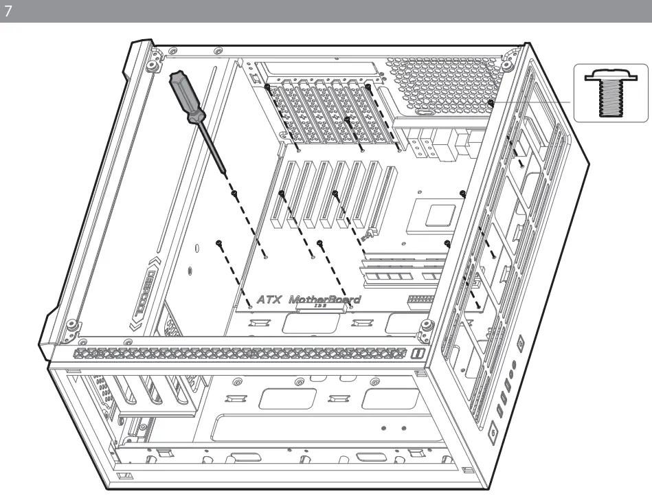 DEEPCOOL MATREXX 70 ADD RGB 3 Fans Case - Figure 8