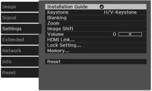 Projecting the Wall Bracket Guide