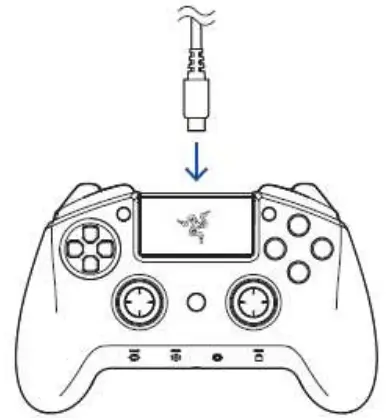 RAZER RAIJU ULTIMATE PS4 Gaming Controller - Mode switch to USB 10
