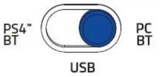 RAZER RAIJU ULTIMATE PS4 Gaming Controller - Mode switch to USB 13