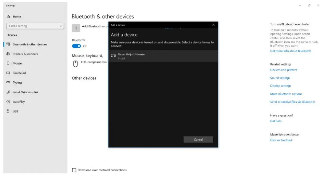 RAZER RAIJU ULTIMATE PS4 Gaming Controller - Mode switch to USB 15