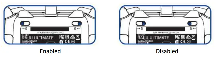 RAZER RAIJU ULTIMATE PS4 Gaming Controller - USING THE TRIGGER STOP SWITCHES