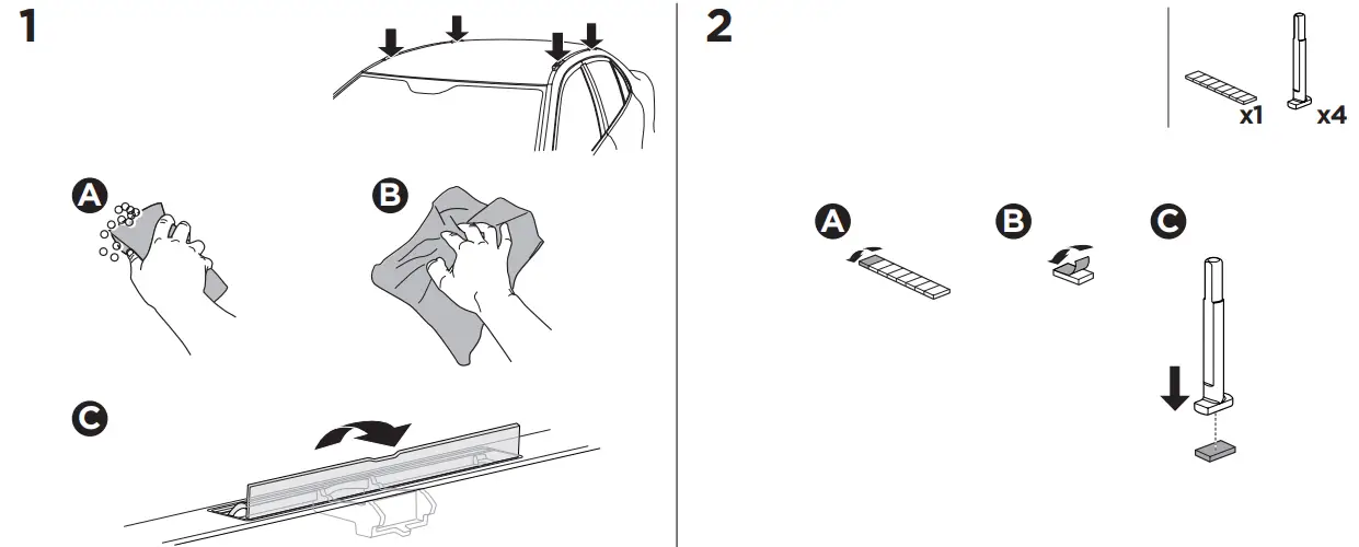 THULE-187115-Mercedes-CLA-Roof-Rack-System-FIG-4