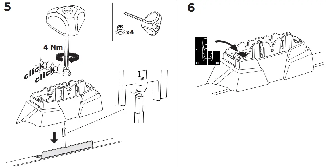 THULE-187115-Mercedes-CLA-Roof-Rack-System-FIG-6