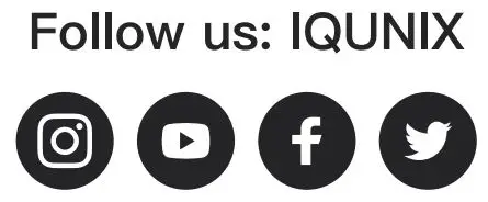 IQUNIX F65 Series Mechanical Keyboard User Guide - Social media icon