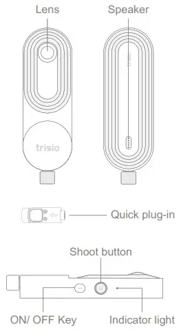 trisio TRISOLITE2 VR Camera 8K Virtual Tour Node Rotate 360 Degree Camera - Product Description