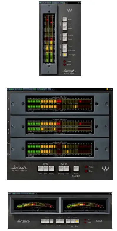 WAVES Dorrough Meter Collection Stereo Meter Plugin
