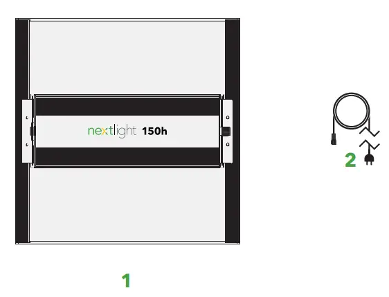 next light 150h Home Series LED Grow Light - Package