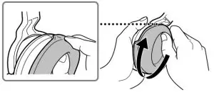 SONY MDR-RF811R Wireless Stereo Headphone System -Replacing the earpads 2