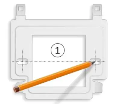 ELRO DV477W2 Video Door Intercom with 7inch 18cm Monitor - Mounting the monitor