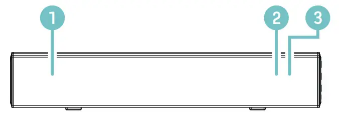 MAJORITY BOW-BAR-BLK BOWFELL Compact-Indicator Light