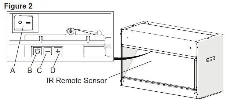 DIMPLEX VF5452L Opti-V Electric Fireplace- Figure 2 .0