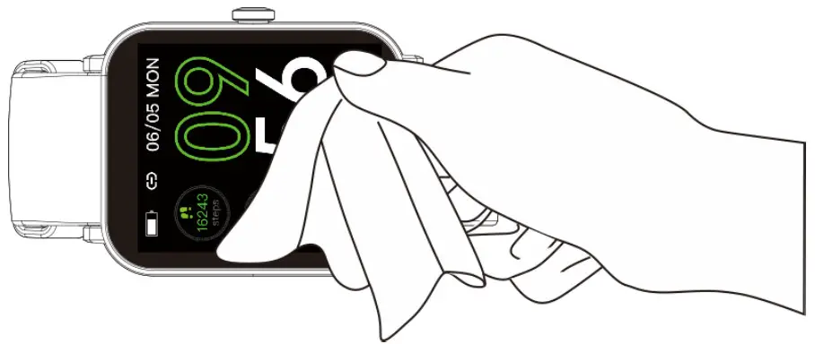 Shenzhen Xiaoju Intelligent Technology G50 Smart Watch-Cleaning and Maintenance