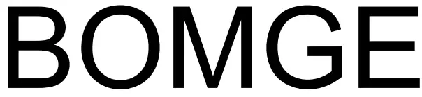 BOMGE - logo