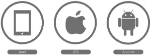 tablet,Apple and Android Icon