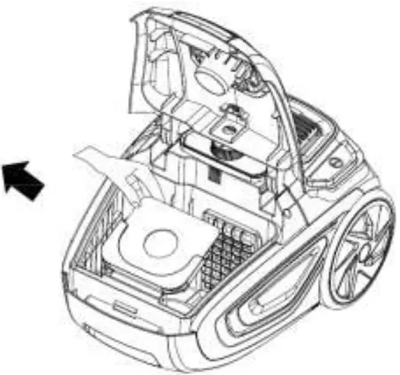 SAUBER V200 Vacuum Cleaner - front