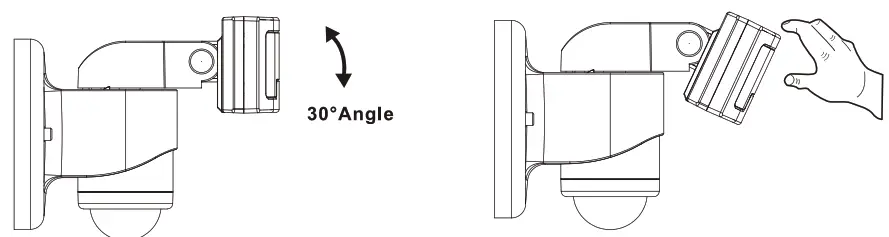 VERSONEL VSL90 Motorized Motion Tracking Security Light - disired