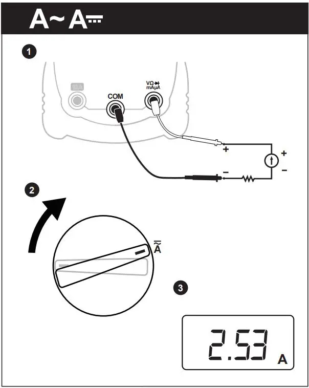 MASTECH MS8233D Digital Multimeter with NCV User Guide - Voltage
