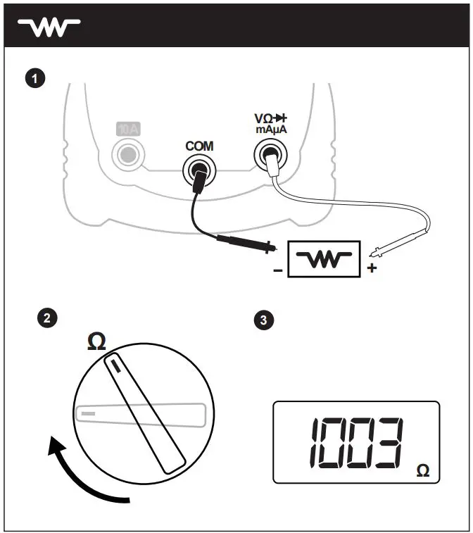 MASTECH MS8233D Digital Multimeter with NCV User Guide - Voltage