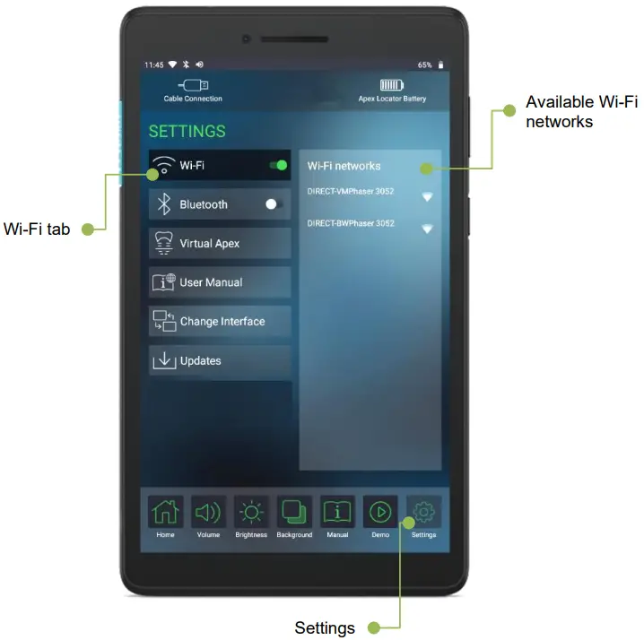 FORUMTEC Wirele X Smart Wireless Apex Locator - password