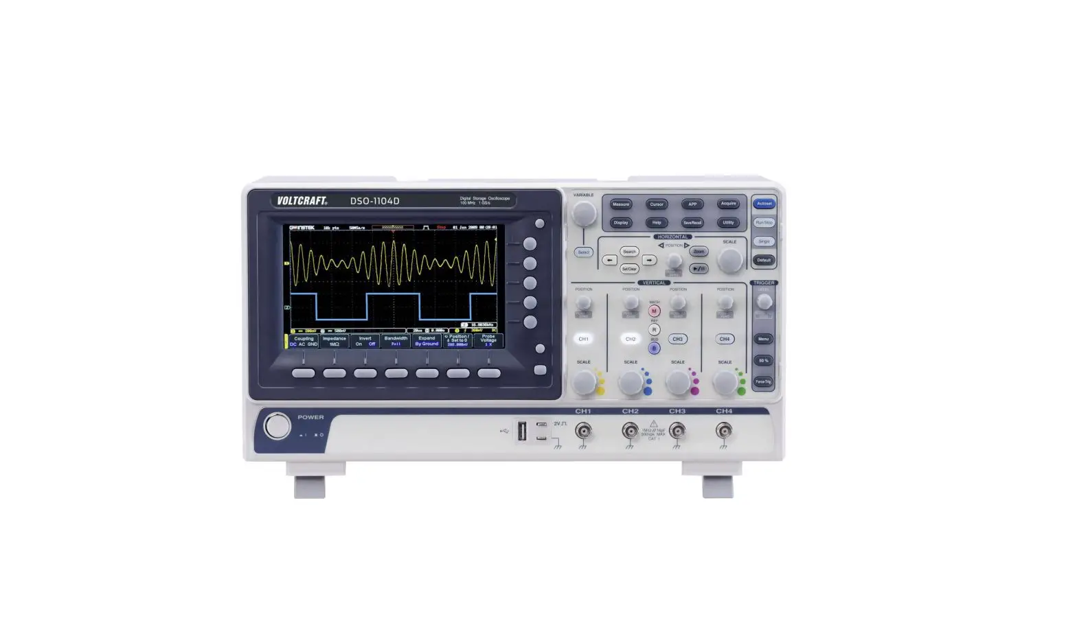 Voltcraft Dso-2154 Digital Oscilloscope 100 Mhz 4-channel User Guide