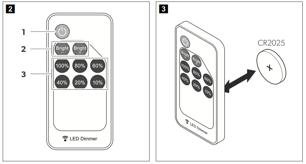 Kampa Groove Light Collapsible LED Pendant Light - Fig1