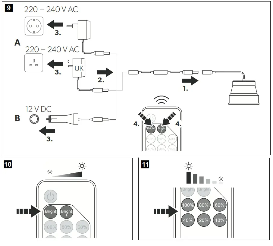 Kampa Groove Light Collapsible LED Pendant Light - Fig5