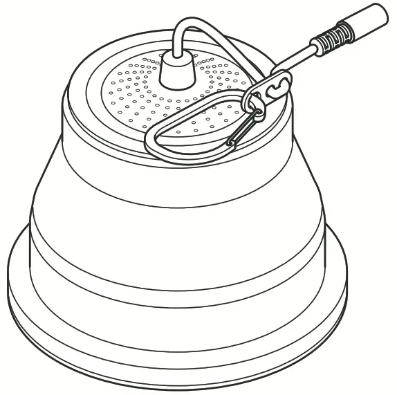 Kampa Groove Light Collapsible LED Pendant Light