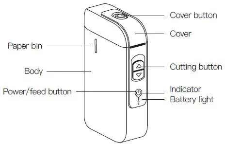 polono P10 Thermal label printer FIG1