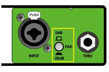 UNiKA PROONE Pro Series Audio Interface Single Passive Direct Box- INPUT PAD