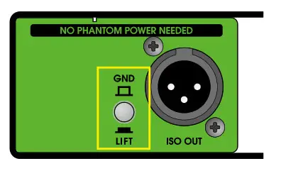 UNiKA PROONE Pro Series Audio Interface Single Passive Direct Box- LOOP NOISE