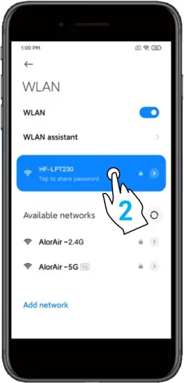 AlorAir-R App - Step 2 - 2