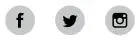 Fb, Twitter & instagram icon