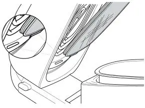 NINJA Health Grill & Air Fryer - Installing the splatter guard