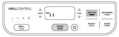 NINJA Health Grill & Air Fryer - Press the START-STOP button to begin preheating 2