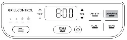 NINJA Health Grill & Air Fryer - Use the up and down TIME arrows to set the cook time 3