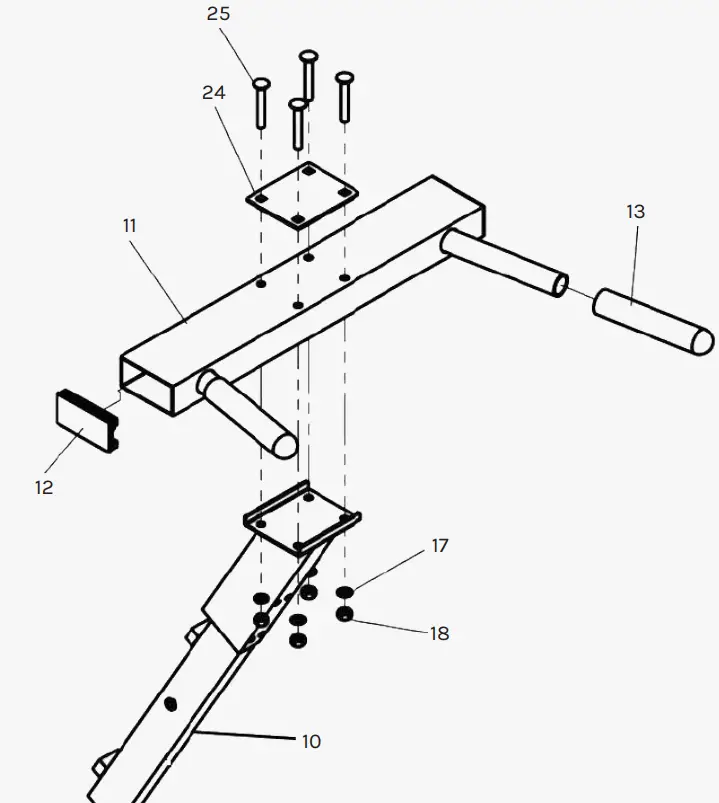 CORTEX BN 6 FID Bench Chin Up Dip Attachment - fig5