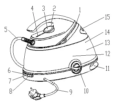 H Koenig V34 Iron Steam Station Ceramic Soleplate 6 Bar - STEAM STATION IRON INSTRUCTION