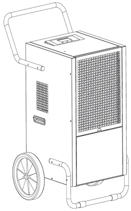 Royal Sovereign RDHC 150P Commercial Dehumidifier with Automatic Purge Pump-