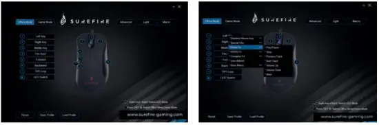 SUREFIRE V 48816 Condor Claw Gaming Mouse - Office Mode