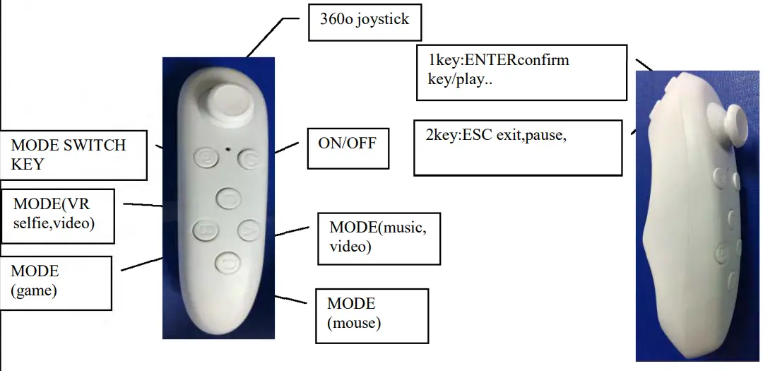SPIELTEK 1003315 VR BTR Virtual Reality Bluetooth Remote