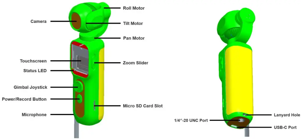 UBTECH UP3001 Ulyte 3 Axis Intelligent Hand Held Gimabla Camera - About Ulyte