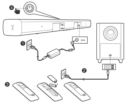 Power on your system