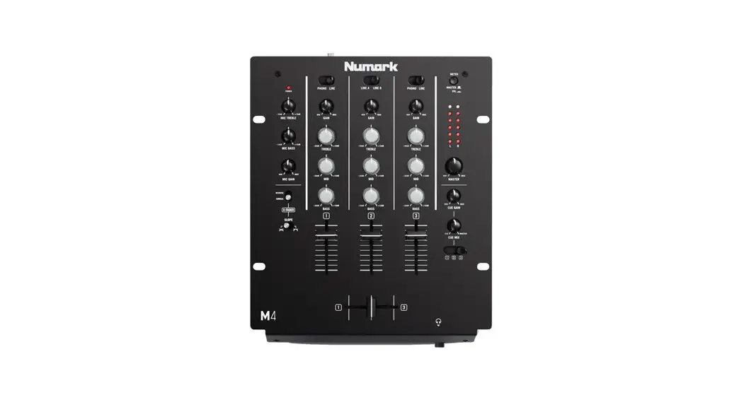Numark M4 Professional 3-channel Scratch Mixer User Guide Numark M4 Professional 3-channel Scratch Mixer User Guide