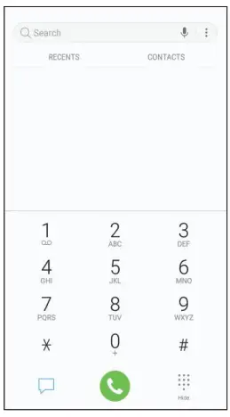 SAMSUNG Smartphone Search Calls